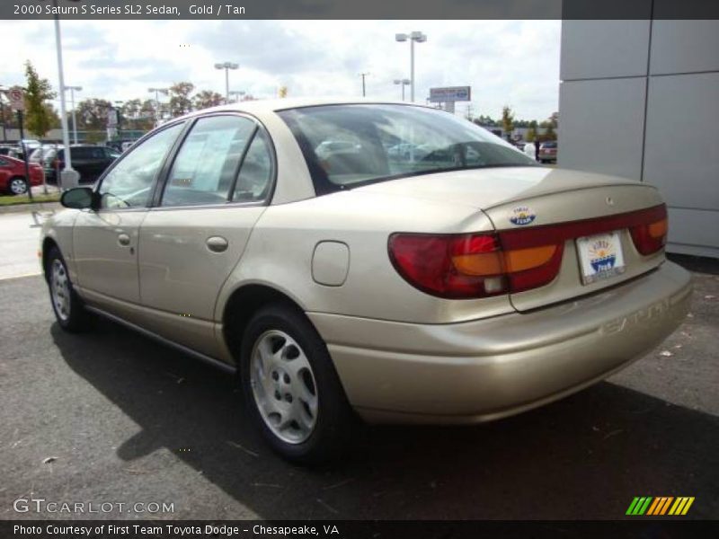 Gold / Tan 2000 Saturn S Series SL2 Sedan