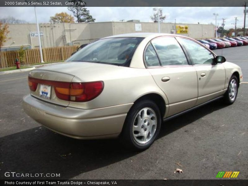 Gold / Tan 2000 Saturn S Series SL2 Sedan