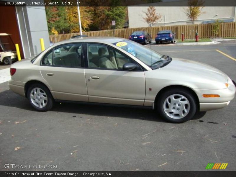 Gold / Tan 2000 Saturn S Series SL2 Sedan