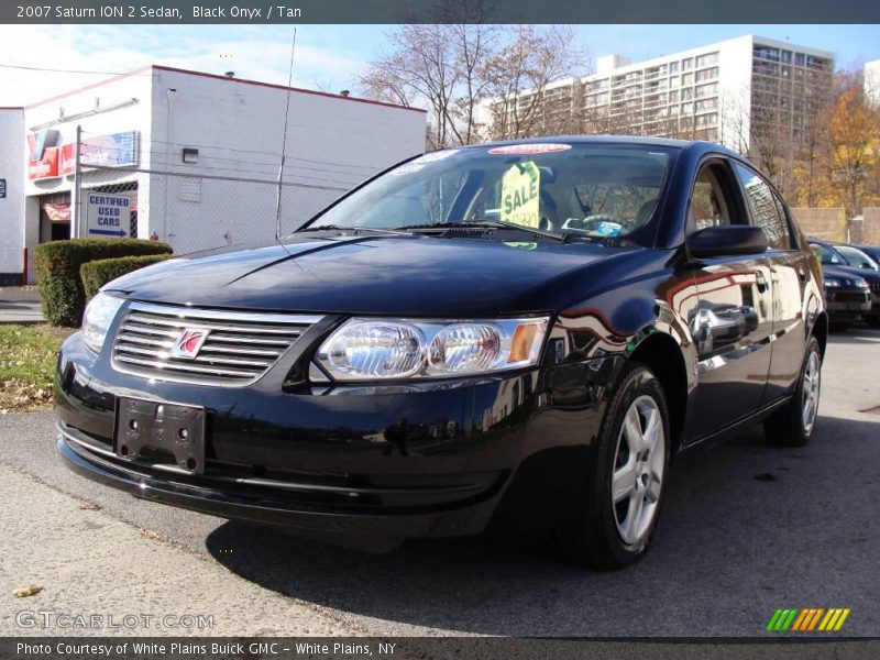Black Onyx / Tan 2007 Saturn ION 2 Sedan