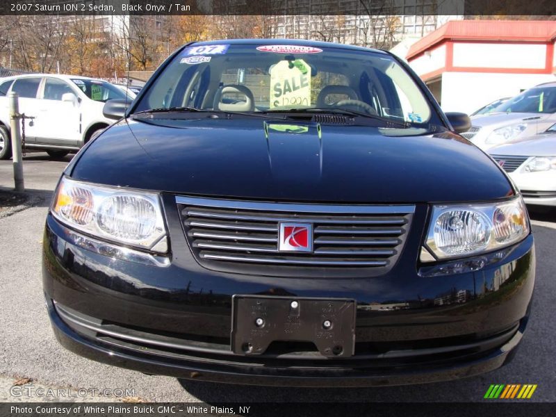 Black Onyx / Tan 2007 Saturn ION 2 Sedan