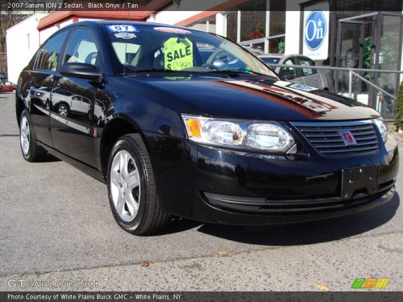 Black Onyx / Tan 2007 Saturn ION 2 Sedan