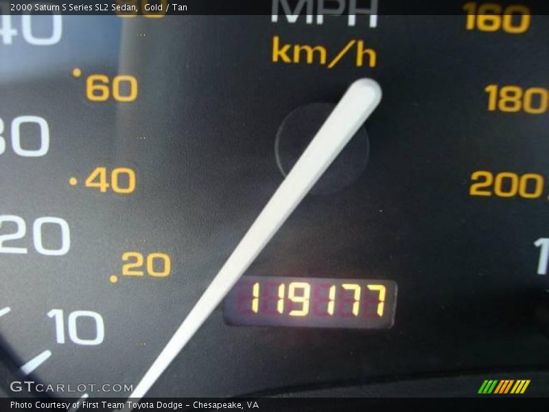 Gold / Tan 2000 Saturn S Series SL2 Sedan