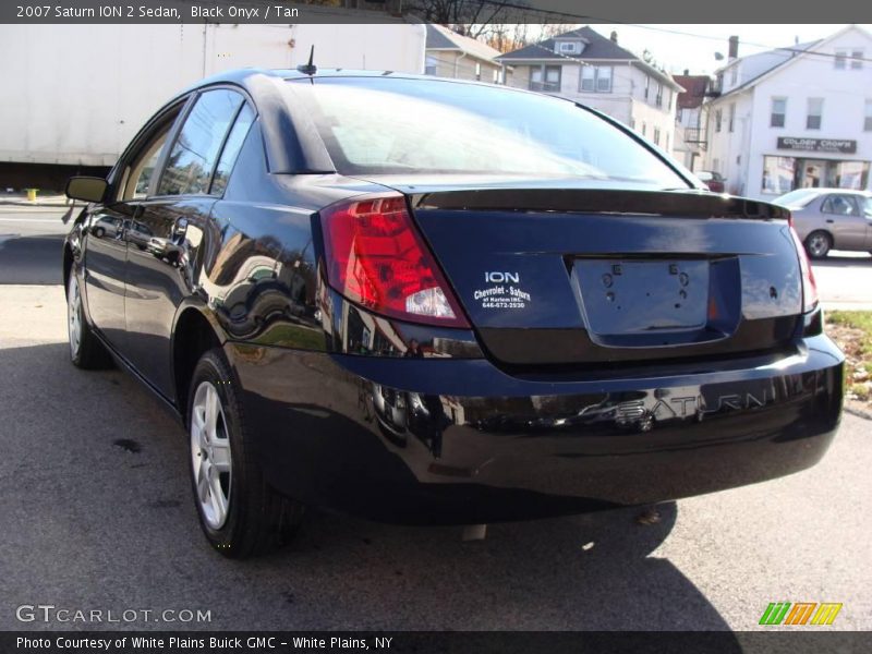 Black Onyx / Tan 2007 Saturn ION 2 Sedan