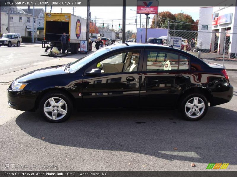 Black Onyx / Tan 2007 Saturn ION 2 Sedan