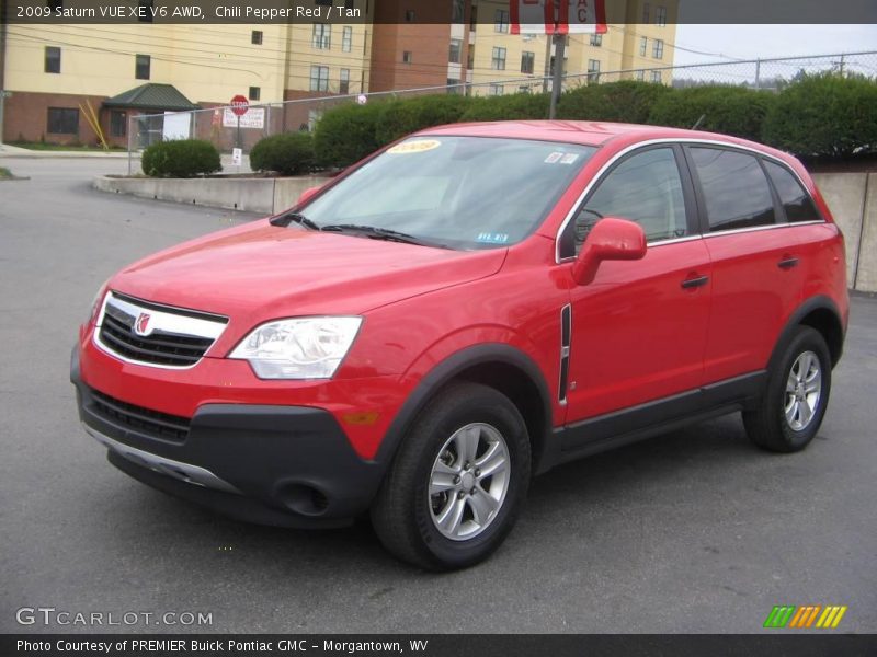 Chili Pepper Red / Tan 2009 Saturn VUE XE V6 AWD