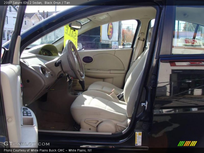 Black Onyx / Tan 2007 Saturn ION 2 Sedan