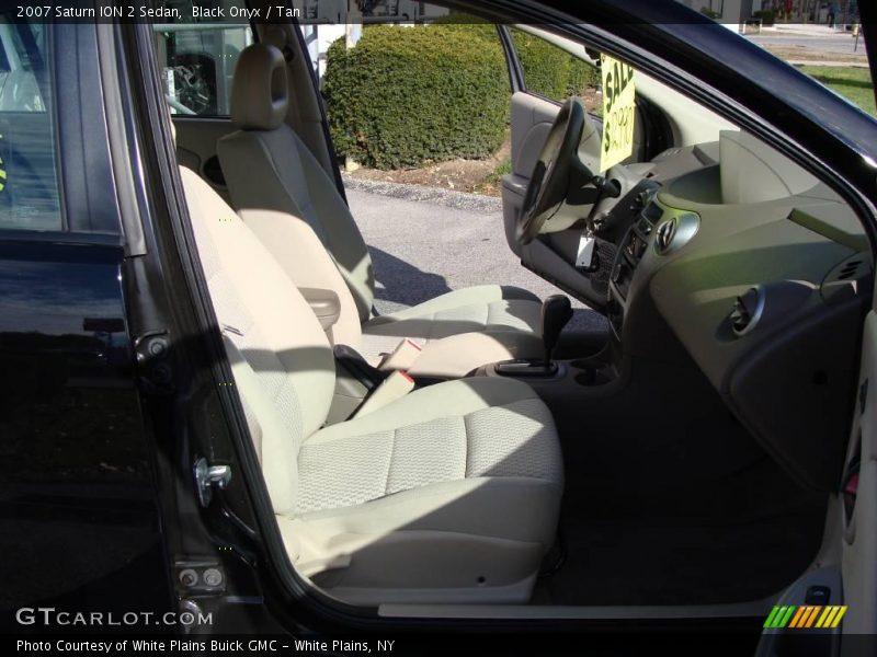 Black Onyx / Tan 2007 Saturn ION 2 Sedan