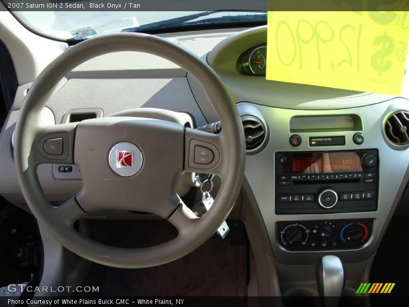 Black Onyx / Tan 2007 Saturn ION 2 Sedan