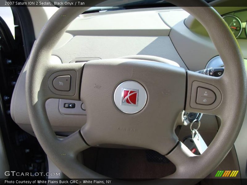 Black Onyx / Tan 2007 Saturn ION 2 Sedan