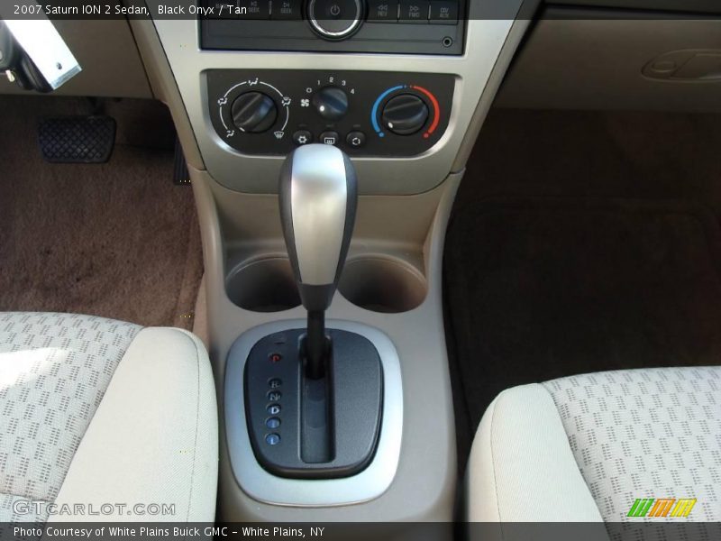 Black Onyx / Tan 2007 Saturn ION 2 Sedan