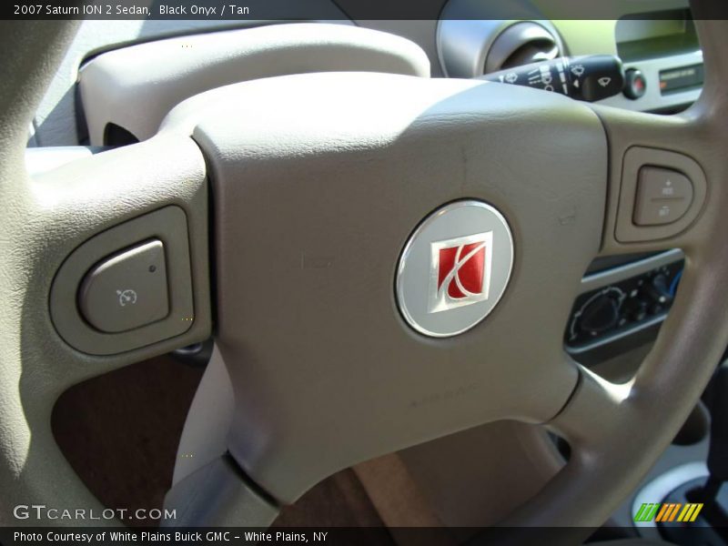 Black Onyx / Tan 2007 Saturn ION 2 Sedan