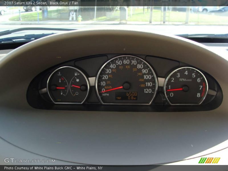 Black Onyx / Tan 2007 Saturn ION 2 Sedan