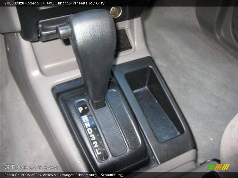 Bright Silver Metallic / Gray 2003 Isuzu Rodeo S V6 4WD