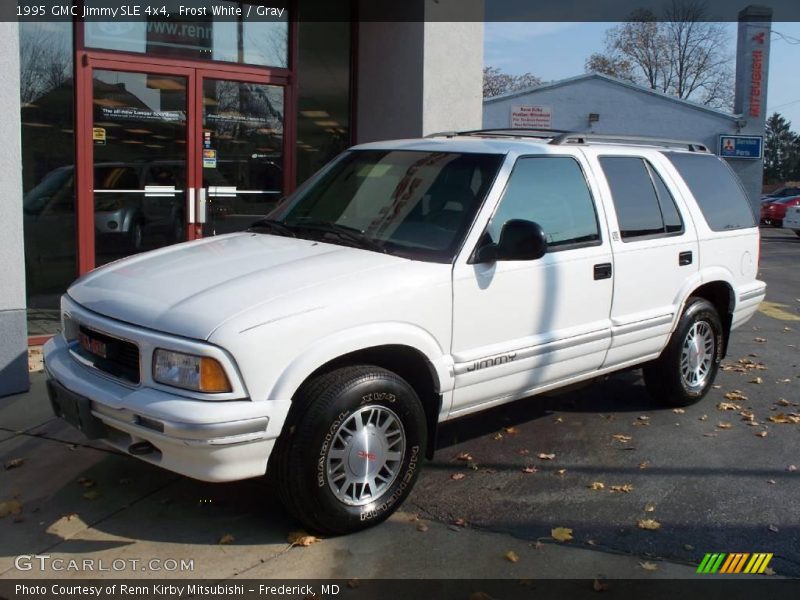 Frost White / Gray 1995 GMC Jimmy SLE 4x4