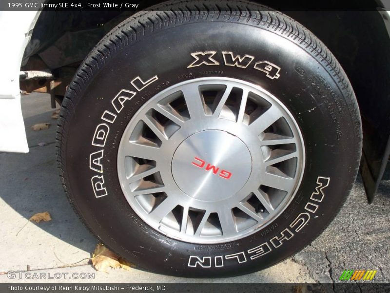 Frost White / Gray 1995 GMC Jimmy SLE 4x4