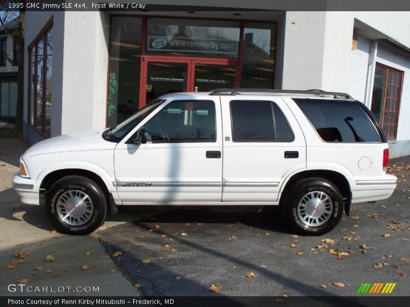 Frost White / Gray 1995 GMC Jimmy SLE 4x4