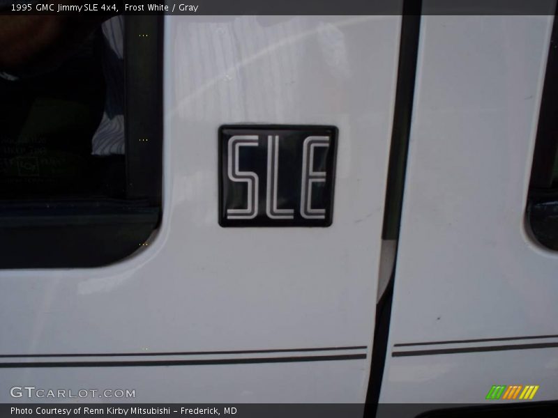 Frost White / Gray 1995 GMC Jimmy SLE 4x4