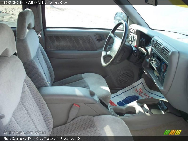 Frost White / Gray 1995 GMC Jimmy SLE 4x4