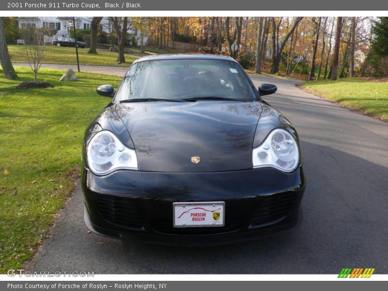 Black / Black 2001 Porsche 911 Turbo Coupe