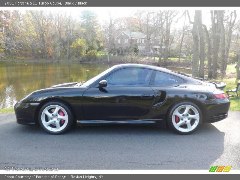 Black / Black 2001 Porsche 911 Turbo Coupe
