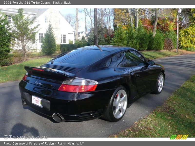 Black / Black 2001 Porsche 911 Turbo Coupe