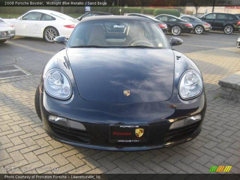 Midnight Blue Metallic / Sand Beige 2008 Porsche Boxster