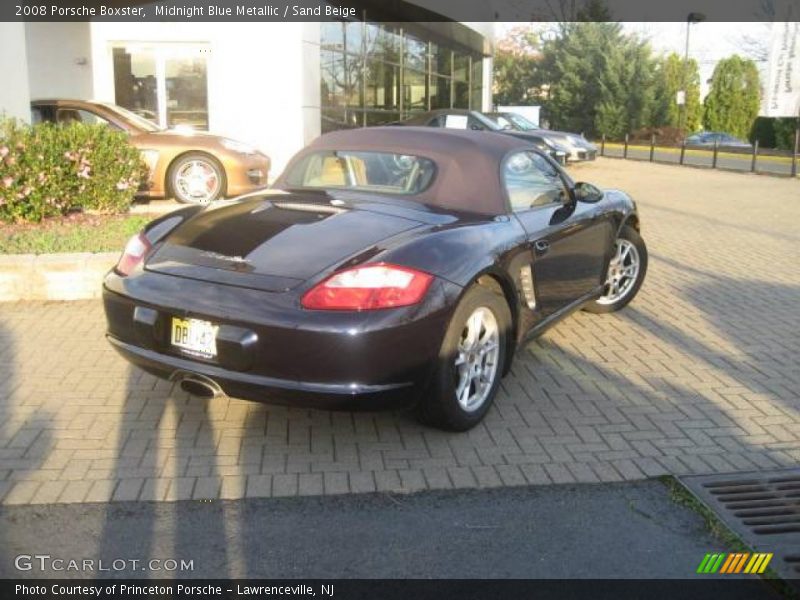Midnight Blue Metallic / Sand Beige 2008 Porsche Boxster