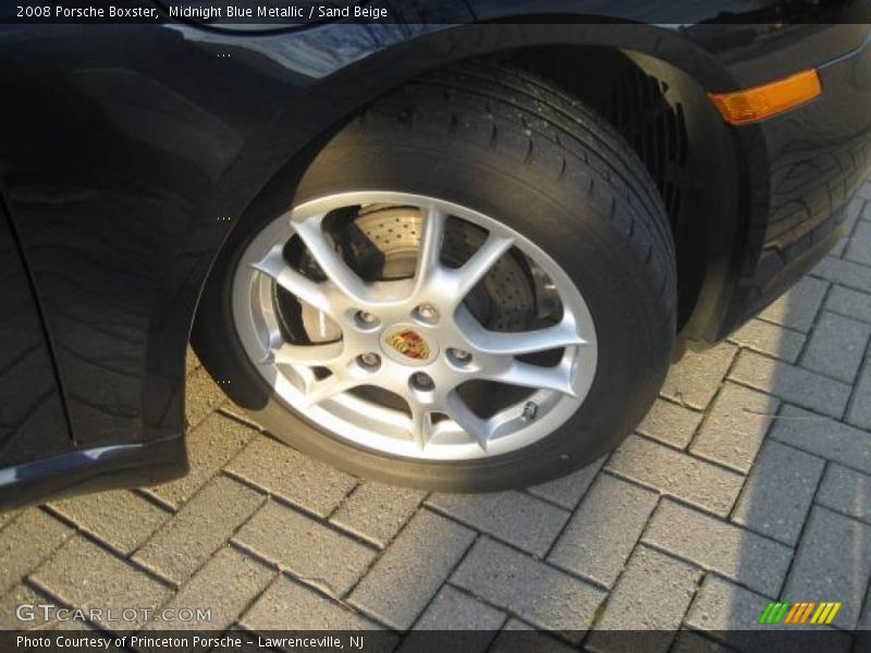 Midnight Blue Metallic / Sand Beige 2008 Porsche Boxster