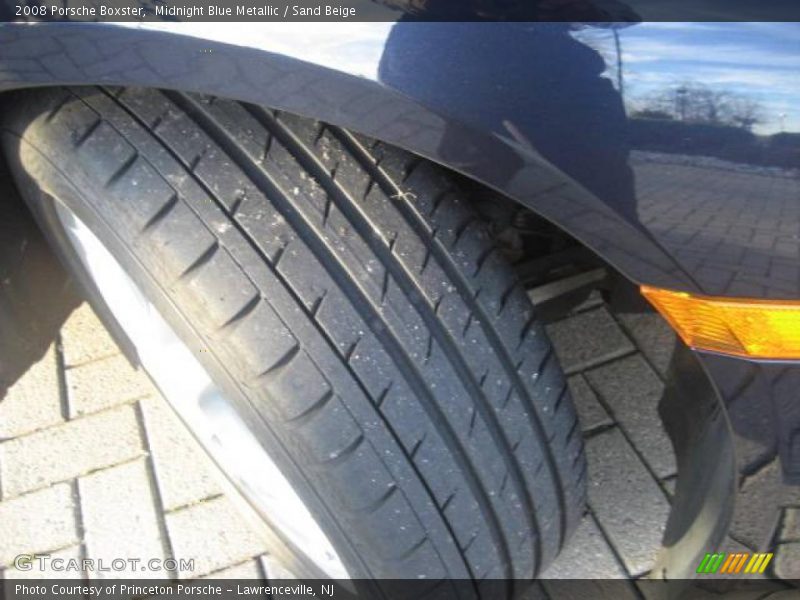 Midnight Blue Metallic / Sand Beige 2008 Porsche Boxster