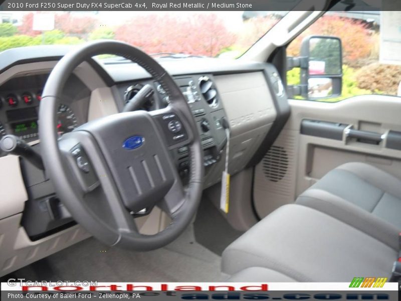 Royal Red Metallic / Medium Stone 2010 Ford F250 Super Duty FX4 SuperCab 4x4