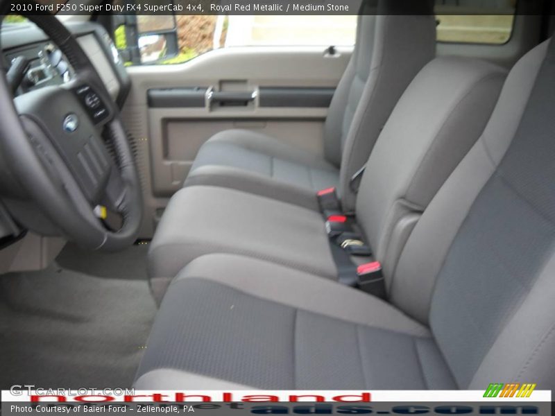 Royal Red Metallic / Medium Stone 2010 Ford F250 Super Duty FX4 SuperCab 4x4