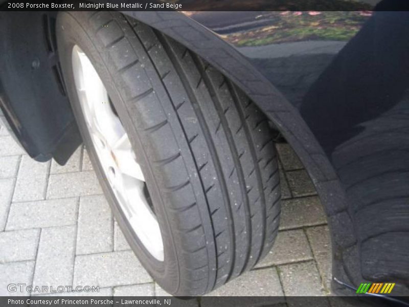Midnight Blue Metallic / Sand Beige 2008 Porsche Boxster
