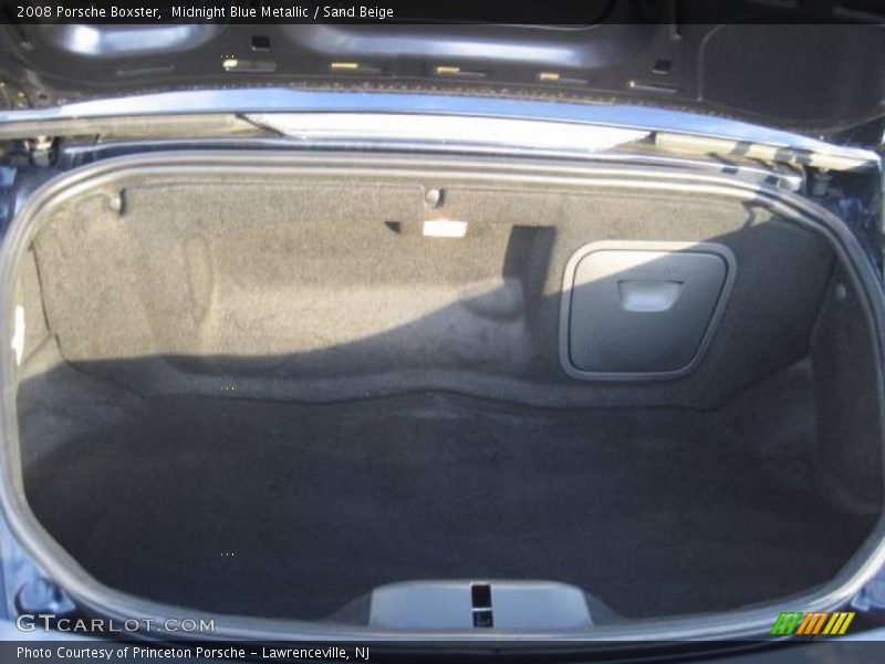 Midnight Blue Metallic / Sand Beige 2008 Porsche Boxster