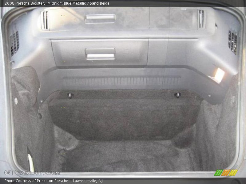 Midnight Blue Metallic / Sand Beige 2008 Porsche Boxster