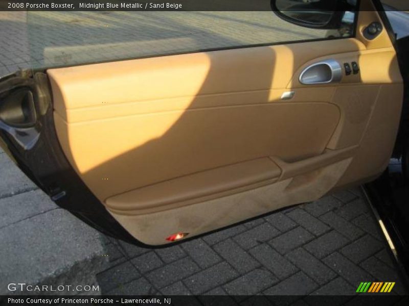 Midnight Blue Metallic / Sand Beige 2008 Porsche Boxster