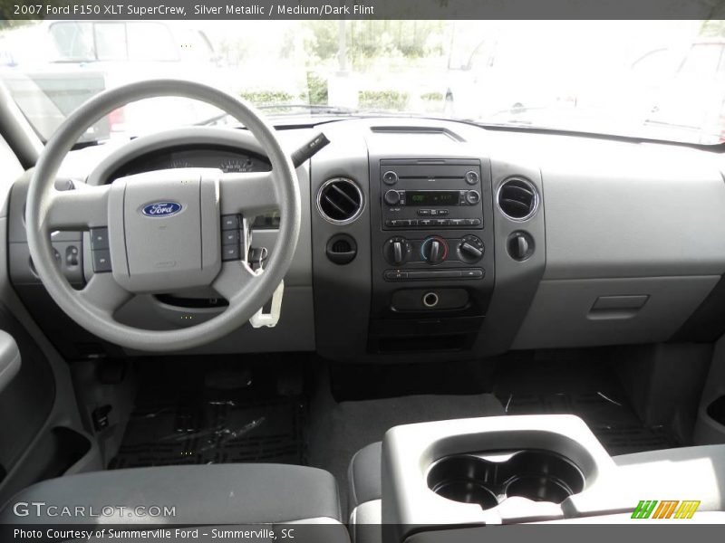 Silver Metallic / Medium/Dark Flint 2007 Ford F150 XLT SuperCrew