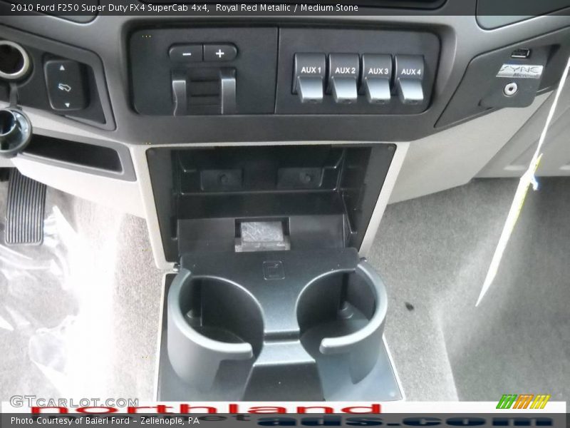 Royal Red Metallic / Medium Stone 2010 Ford F250 Super Duty FX4 SuperCab 4x4