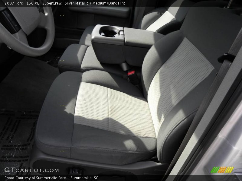 Silver Metallic / Medium/Dark Flint 2007 Ford F150 XLT SuperCrew