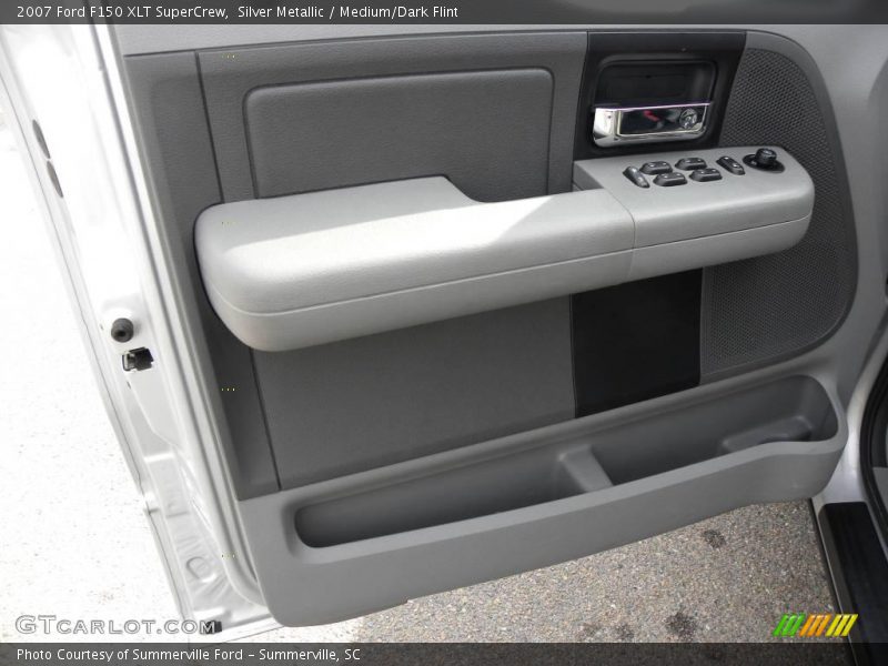 Silver Metallic / Medium/Dark Flint 2007 Ford F150 XLT SuperCrew
