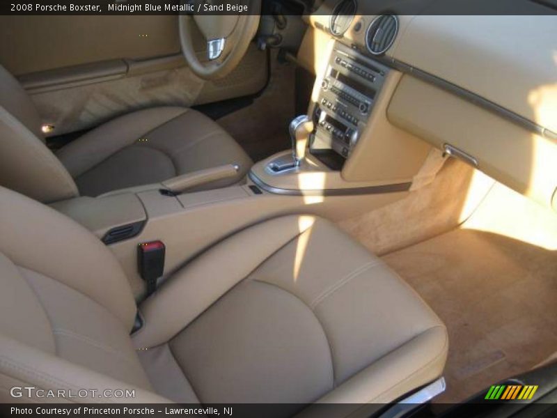 Midnight Blue Metallic / Sand Beige 2008 Porsche Boxster