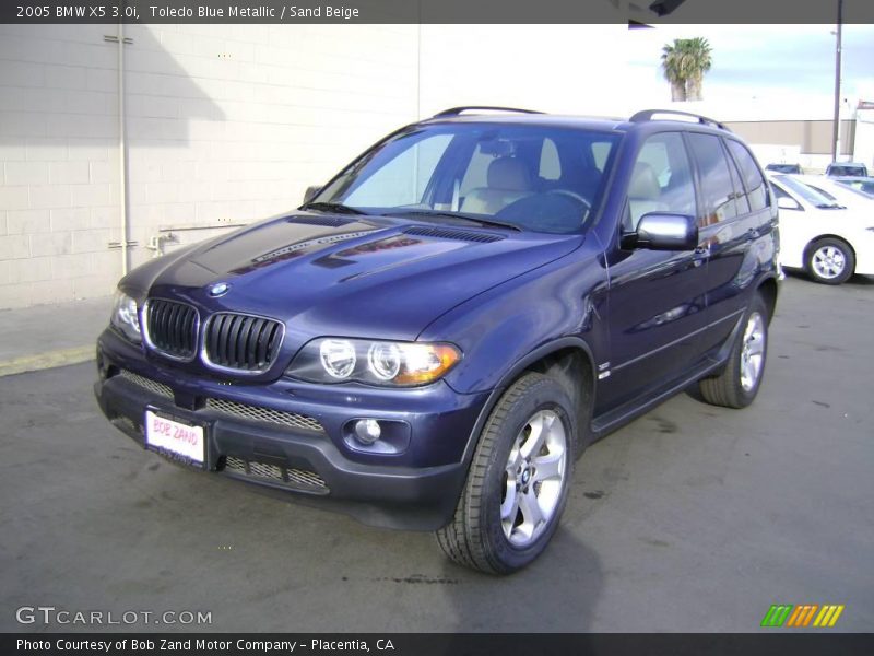 Toledo Blue Metallic / Sand Beige 2005 BMW X5 3.0i