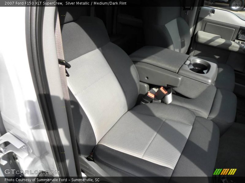 Silver Metallic / Medium/Dark Flint 2007 Ford F150 XLT SuperCrew