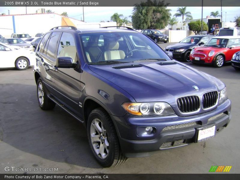 Toledo Blue Metallic / Sand Beige 2005 BMW X5 3.0i