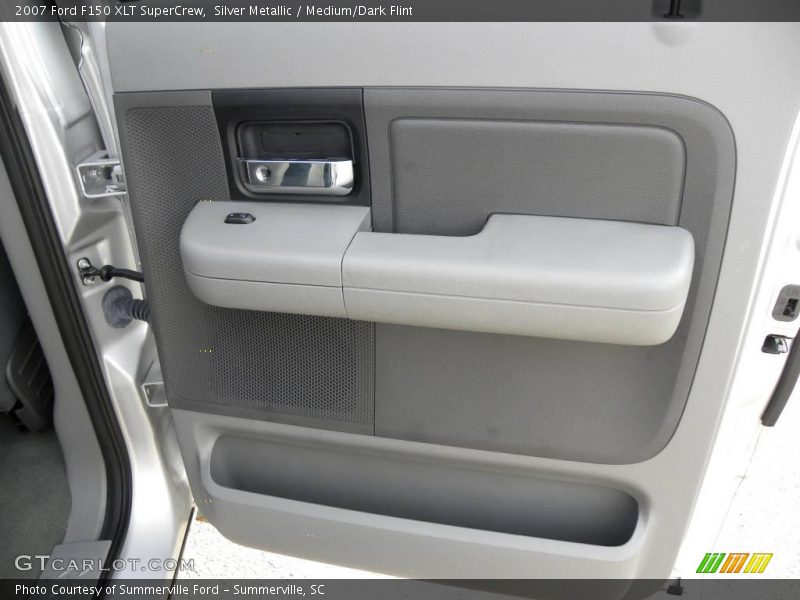 Silver Metallic / Medium/Dark Flint 2007 Ford F150 XLT SuperCrew