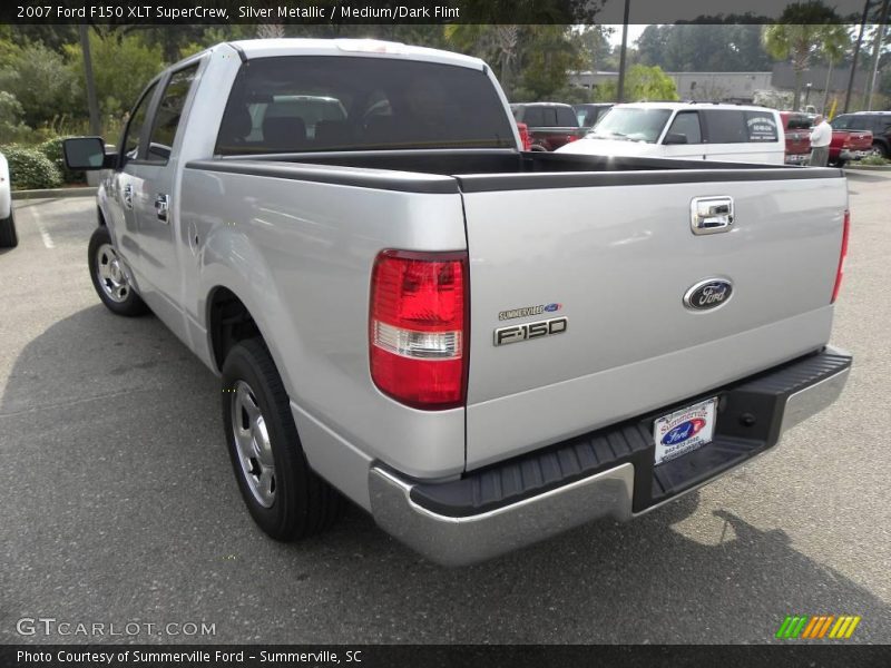 Silver Metallic / Medium/Dark Flint 2007 Ford F150 XLT SuperCrew