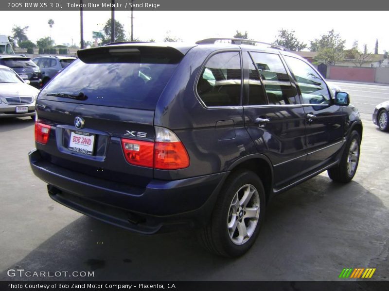 Toledo Blue Metallic / Sand Beige 2005 BMW X5 3.0i