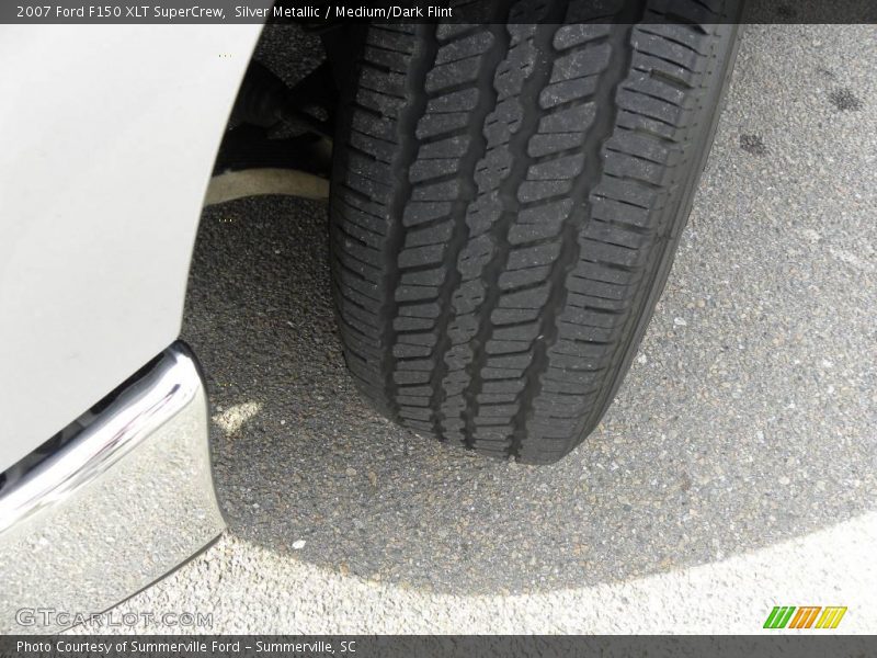 Silver Metallic / Medium/Dark Flint 2007 Ford F150 XLT SuperCrew