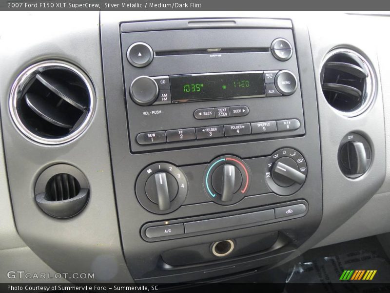 Silver Metallic / Medium/Dark Flint 2007 Ford F150 XLT SuperCrew