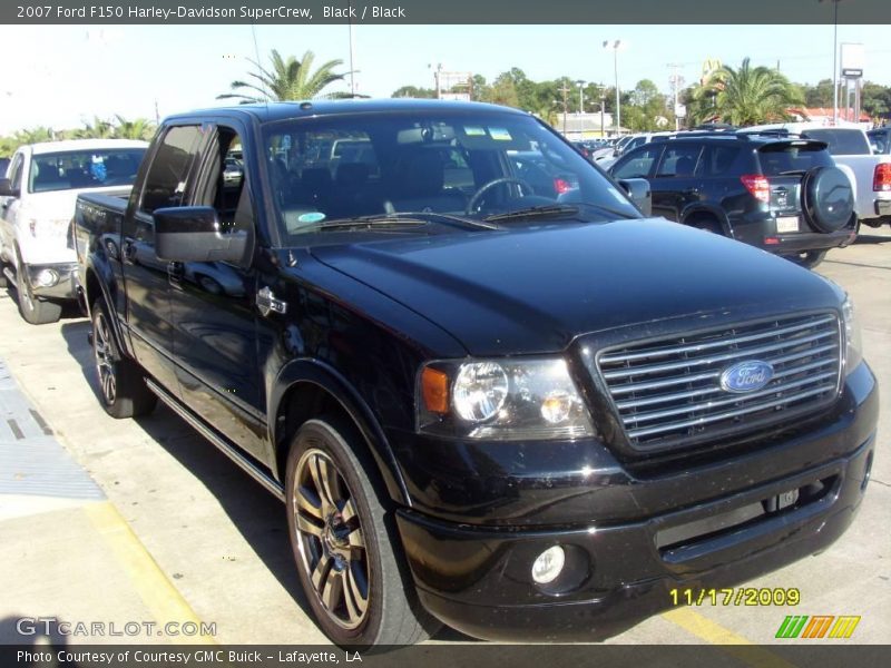 Black / Black 2007 Ford F150 Harley-Davidson SuperCrew